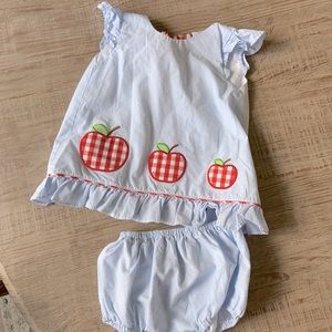Smockingbird girls matching set size 2